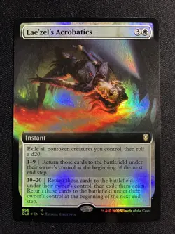 MTG - Lae'zel's Acrobatics (Extended Art) Battle for Baldur's Gate FOIL - LP - Image 1