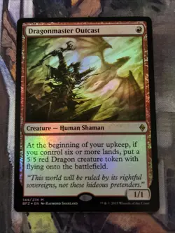 Dragonmaster Outcast Battle for Zendikar Foil - Image 1