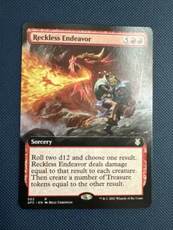 MTG Reckless Endeavor - Adventures in the Forgotten Realms (AFC) NM - Image 1