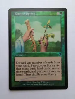 MTG Rites of Spring (ODY) Odyssey Foil Common 265/350 - Image 1