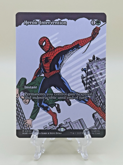 MTG Heroic Intervention 34 Mythic Borderless Marvel Universe Spider-Man - Image 1