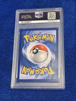 Pokemon Pikachu Yellow Cheeks Base Set 1999 PSA 9, Game 58/102 - Image 2