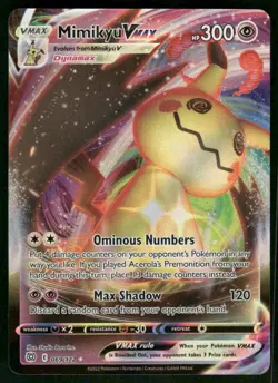 Mimikyu VMAX 069/172 Ultra Rare Holo NM Pokemon SWSH09: Brilliant Stars - Image 1