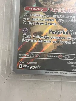Pokemon Center Alakazam 009 Pokemon Mega Evolutions - PC ETB Promo - Image 4