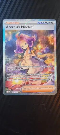 Acerola’s Mischief SIR 183/132 Pokemon Mega Evolution English NM - Image 1