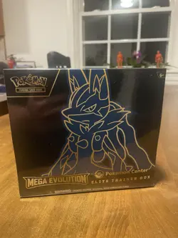 Mega Evolution Pokemon Center ETB - Lucario - Factory Sealed Elite Trainer Box - Image 1