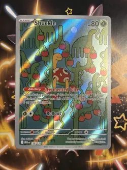MINT! Shuckle 136/132 - ME01: Mega Evolution Pokemon Illustration Rare Holo - Image 1
