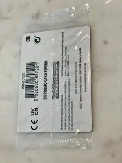 Espeon Best Buy Promo SEALED Pokemon Obsidian Flames 86/197 Reverse Holo - Image 3