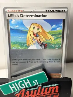 Lillie's Determination Reverse Holo 119/132 Uncommon Pokemon Mega Evolution - Image 1