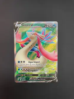 Pokemon Rebel Crash Milotic V 179/192 Holo Full Art Ultra Rare Near Mint - Image 1