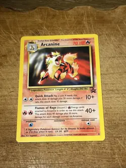 Arcanine #6 Pokemon TCG Black Star Promo WOTC - Image 1