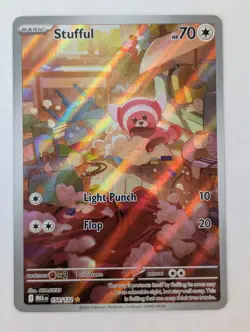 Pokemon STUFFUL 154/132 - Mega Evolution - ILLUSTRATION RARE -Near Mint - Image 1