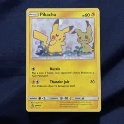 Pikachu SM162 - Sun & Moon Black Star Promo Holo Pokemon TCG- NM/LP - Image 1