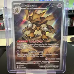 Pokemon Center Stamped Alakazam 009 Pokemon Mega Evolutions - ETB Promo Sealed - Image 1
