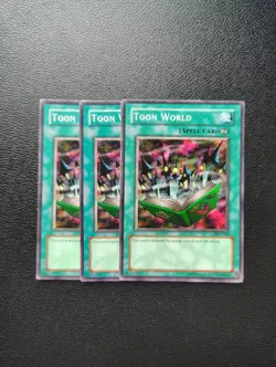 Yu-Gi-Oh - Toon World 3X - Full Playset - Image 1