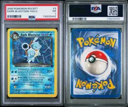 Dark Blastoise 3/82 Pokemon Card Team Rocket Holo Rare 2000 WOTC Nintendo PSA 1 - Image 3