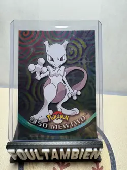 Topps Pokemon Tv Animation Series Mewtwo Foil Card - Image 1