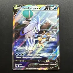Ice Rider Calyrex V 164/198 - Pokemon Chilling Reign Alternate Art Card - Image 1