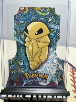2000 Topps Pokemon TV Animation Series 3 #14 Kakuna Die Cut Card EV02 of 12 - Image 1