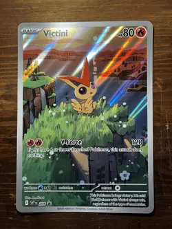 Pokemon TCG Victini Black Star Promo Jumbo Card NM - Image 1