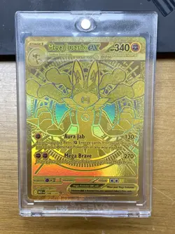 Mega Lucario EX MEG 188/132 Secret Rare Pokemon Card PSA10 Candidate - Image 1