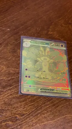 Mega Lucario EX MEG 188/132 Secret Rare Pokemon Card PSA10 Candidate - Image 2