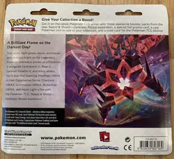 POKEMON TCG Sword Shield Darkness Ablaze 3 Booster Blister Pack 30 Cards Flareon 820650807169 - Image 2