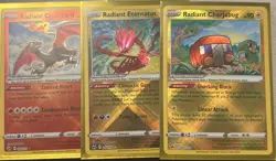 Pokemon TCG Radiant Lot Crown Zenith Holo Radiant Rare (3 Card Lot) - Image 1