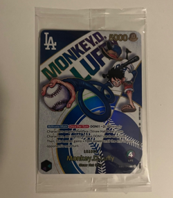 Monkey.D.Luffy (010) (Dodgers x ONE PIECE) EB02-010 One Piece Promotion Card - Image 1