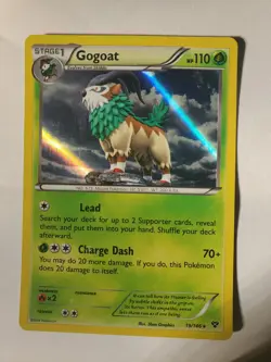 Gogoat 19/146 - XY Base - Rare - Reverse Holo - Pokemon Card TCG - MP - Image 1