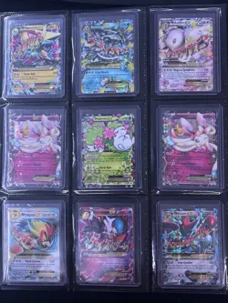 Pokemon Binder Collection Lot 124 Cards Mid Era XY/SM Mega Ex Full Arts - Image 4