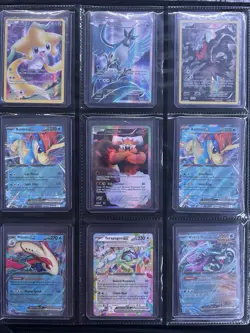Pokemon Binder Collection Lot 124 Cards Mid Era XY/SM Mega Ex Full Arts - Image 5