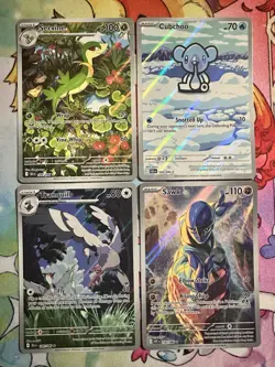 Lot Of 4 - Pokemon TCG Illustration Rare Cards Assortment SEE PHOTOS NEW NM IR - Image 1