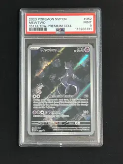 Pokemon Cards PSA 9 Mint Mewtwo UPC Promo 151 S&V Ultra Rare #052 English - Image 1