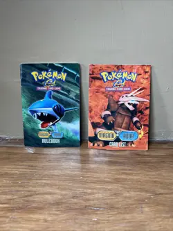 Pokemon Trading Card Game Magma VS Aqua Rulebook + Card List 2004 Nintendo - Image 1