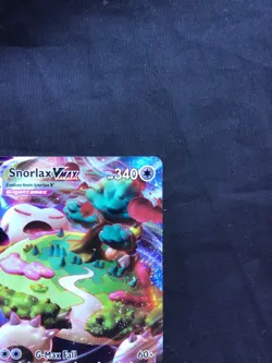 Pokemon Cards: Sword & Shield Rare Holo: Snorlax VMAX 142/202 - Image 3