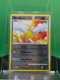 Swablu SH5 Platinum Set Shiny Cards Reverse Holo Rare 2009 English Pokemon - Image 3