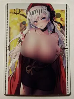 SEXY HEROINE WAIFU Belfast AZUR LANE ACG PREMIUM TRIM HOLOFOIL CARD NM - Image 1