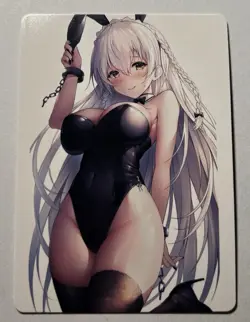 SEXY HEROINE WAIFU Hermione AZUR LANE ACG PREMIUM TRIM HOLOFOIL CARD NM - Image 2