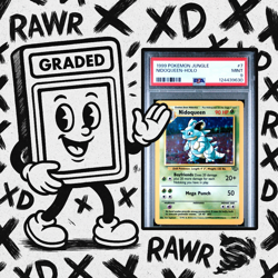 1999 Pokemon Jungle Nidoqueen Holo PSA 9 MINT Graded Card - Image 1