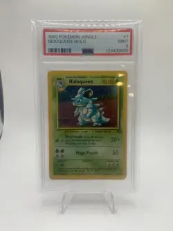 1999 Pokemon Jungle Nidoqueen Holo PSA 9 MINT Graded Card - Image 2