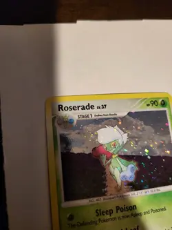 *ERROR CARD* ROSERADE 17/132 Secret Wonders 2007 HOLO BLEED Pokemon TCG + - Image 2