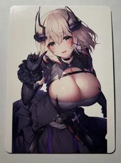 SEXY HEROINE WAIFU Roon AZUR LANE ACG PREMIUM TRIM HOLOFOIL CARD NM - Image 2