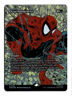Arachnogenesis (Borderless) M Marvel Eternal-Legal 31 NM Foil - Image 1