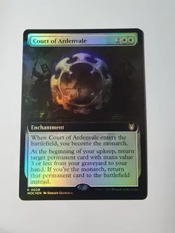 Court of Ardenvale (Extended Art) Commander: Wilds of Eldraine Foil - Image 1