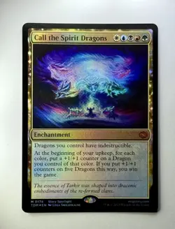 Call the Spirit Dragons 0174 - Tarkir Dragonstorm - Foil - Gem Mint 💎 - Image 1