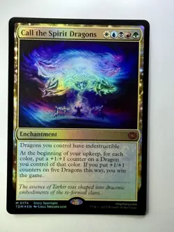 Call the Spirit Dragons 0174 - Tarkir Dragonstorm - Foil - Gem Mint 💎 - Image 2