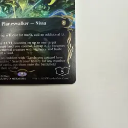 Nissa, Who Shakes the World (Borderless) (Raised Foil) Commander: Bloomburrow... - Image 4