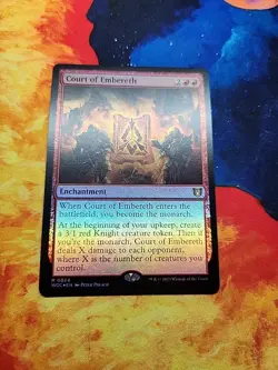 Court of Embereth - Commander: Wilds of Eldraine (WOC) - Foil - NM - Image 1