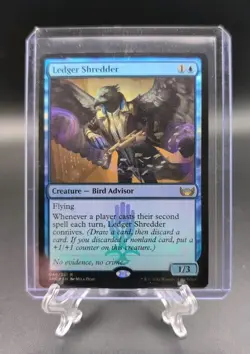 Ledger Shredder Streets of New Capenna Foil From Pack To Sleeve - Image 1